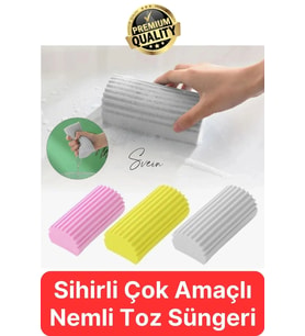 Sihirli Çok Amaçlı Nemli Silgi Toz Süngeri Mutfak Banyo Ev Araba Oto Temizlik Tekrar Kullanılabilir
