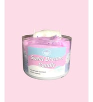 SWEET DREAMS CANDLE (10oz) / Pamuk Şeker Aromalı Dekoratif Mum