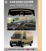 PEUGEOT BOXER (2017-2021) Torpido Örtüsü Panel Koruma Torpido Koruma Tam Uyum Kaymaz Özel Kesim