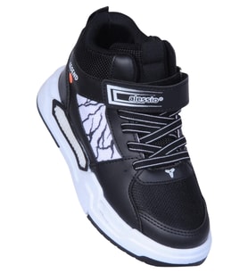 Alessio 042 Syh-Byz Erkek Çocuk Sneaker Ayakkabı (Siyah)