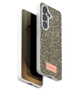 Northcity Onegif Samsung Galaxy S26 Plus Uyumlu Bright Simli Kapak - Gold