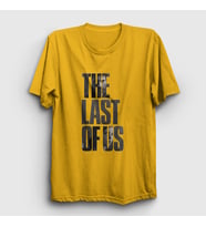 Presmono Unisex Sarı Joel And Ellie Oyun The Last Of Us T-Shirt 359793tt (Sarı)