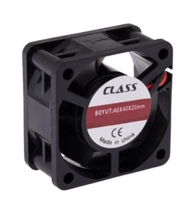 Class 40X40X20 Dc 24V Aksiyel Fan Cf 216 (Siyah)