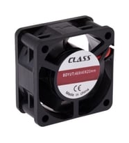 Class 40X40X20 Dc 24V Aksiyel Fan Cf 216 (Siyah)