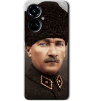 Tecno Camon 19 Pro Kılıf HD Desen Baskılı Kılıf - Başkomutan Atatürk