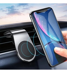 Araba Klimasına Takılan Mandallı Mıknatıslı Telefon Tutucu