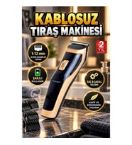 Şarjlı Saç ve Sakal Kesme Makinesi – Unisex, 1–12 mm Ayarlanabilir Taraklı