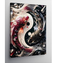 Kanvas Tablo Yin Ve Yang Sanatı