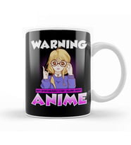 Warning May Spontaneously Start Talking Anime Kupa Bardak Porselen
