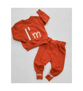 Hazar I'm Cool Baby Mevsimlik 2li Takım kiremit