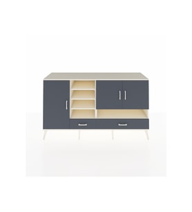 Kronos Konsol 8 Raflı 2 Çekmeceli 3 Kapaklı 176x59x99 Aytaşı-Antrasit