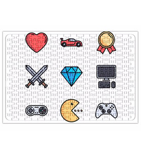 Blusa Gamer 01 Puzzle 240 Parça Yapboz