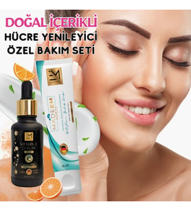 Kadın Madeem Krem / Vitamin C Serum Profesyonel Günlük Kullanım 30 Ml - 40 ml