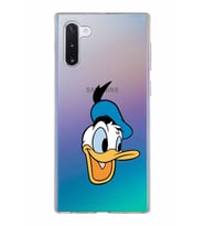 Samsung Galaxy Note 10 Kapak Donald Duck Tasarımlı Şeffaf Silikon Kılıf