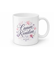 Canım Kendim Yazılı Öz Sevgi Temalı Motivasyon Kupası Hediye Bardak