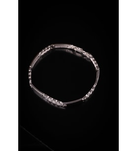 ENCİLİ SİLVER 925 Ayar Gümüş Özel Tasarım Rolex Zincir Model Erkek Bileklik