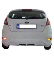 Ford Fiesta Mk6 Arka Ek Servis Model Parlak Siyah Plastik Arka Difizör Arka-difizör-bodykit-ek
