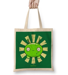 Mooncake Retro Japanese Final Space Bez Çanta Uzun Saplı