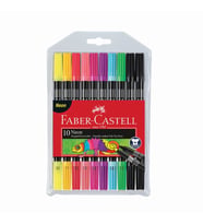 Faber Castell Neon Çift Taraflı Keçeli Kalem 10 Renk 