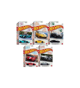 Hot Wheels Uluslararası Arabalar 5'Li Tam Set