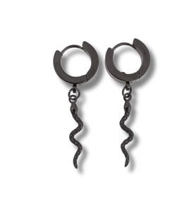 Omark Cotton Black Snake Küpe