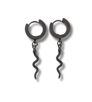 Omark Cotton Black Snake Küpe