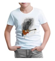 Slash - Gitar Beyaz Çocuk Tshirt
