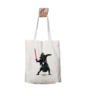 Star Wars Saber Thrower iki Tarafı Kalıcı Baskılı Yıkanabilir Okul Plaj Omuz Bez Çantası