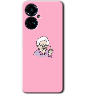 Tecno Camon 19 Pro Kılıf HD Desen Baskılı Kılıf - Bad Grandmother