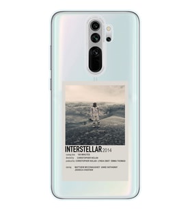 Redmi Note 8 Pro Uyumlu Interstellar Tasarımlı Şeffaf Telefon Kılıfı