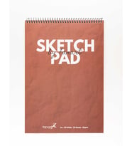Fanart Academy Üstten Spiralli A4 Sketch Pad 80gr 50yp - İstanbul Kırmızısı