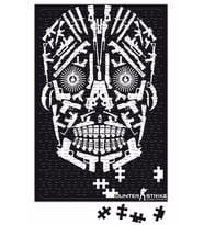 Skull Gun White Puzzle 240 Parça Yapboz