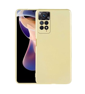 Xiaomi Redmi Note 11 Pro 5G Kılıf Soft Mat Premier Case Kapak (Gold)