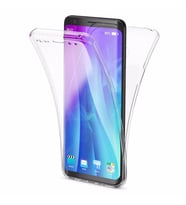 Samsung Galaxy S9+ PLUS 360 Derece Kılıf Kristal Silikon Ön Arka