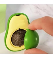 Avokado Şeklinde Catnipli Doğal Kedi Yalama Topu 6 Cm