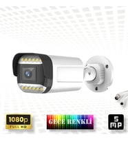 QROMAX Gece Renkli Gösteren FullHD 5Mp Lensli 12 Ultra Warm Ledli Güvenlik Kamerası 312W