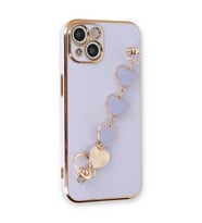 Iphone 14 Kılıf Esila Silikon - Lila