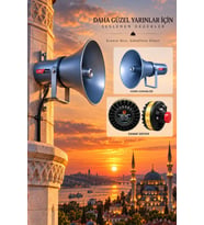 SAMMİ NSU-80H Hornlu Cami Ünit Ezan Minare Hoparlörü 80 Watt 16 Ohm