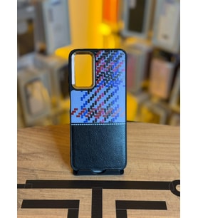 Redmi Note 11 Pro Uyumlu Piksel Desenli ve Deri Detaylı Premium Stil Kılıf (Siyah)