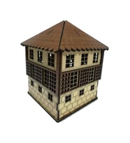 Dekoratif Ahşap Tarihi Ev Kumbara Ve Tip Box