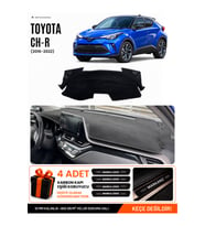TOYOTA CHR (2016-2022) Uyumlu Torpido Örtüsü Torpido Kılıfı - Siyah