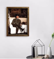 BK Gift Atatürk Temalı Doğal Masif Ahşap Çerçeveli Tablo 45x65cm-42