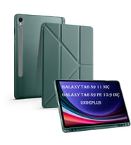 Samsung Galaxy Tab S10 Lite S10 FE S9 FE S9 11inç Kılıf Kalem Bölmeli Trifolding