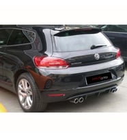Vw Scirocco Mk3 Sport Difüzör Piano Black Sağ Sol Çift Egzoz Çıkışlı 2008 2009 2010 2011 2012 2013