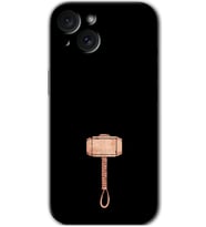 İphone 15 Kılıf HD Desen Baskılı Kılıf - Thor Çekiç