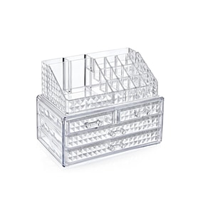 Box-Up Diamond 4 Gözlü Triplex Çekmece Organizer – Çok Gözlü Düzenleyici
