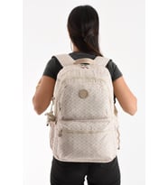 Ultra Hafif Sırt Çantası Okul Seyahat Unisex Desenli Krem (Model: 571-1C)