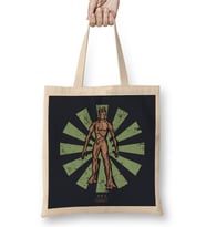 Groot Retro Japanese Guardians Of The Galaxy Bez Çanta Uzun Saplı