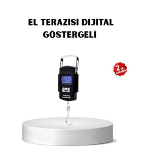 Portatif Dijital El Kantarı – Bavul, Kargo Ve Paket Tartı Cihazı 50 Kg