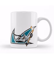Shark Hockey Team Logo Kupa Bardak Porselen